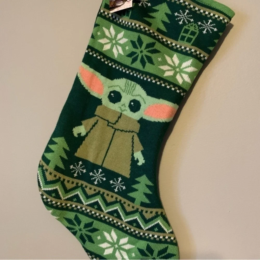 NWT. STAR WARS Grogu Holiday Stocking